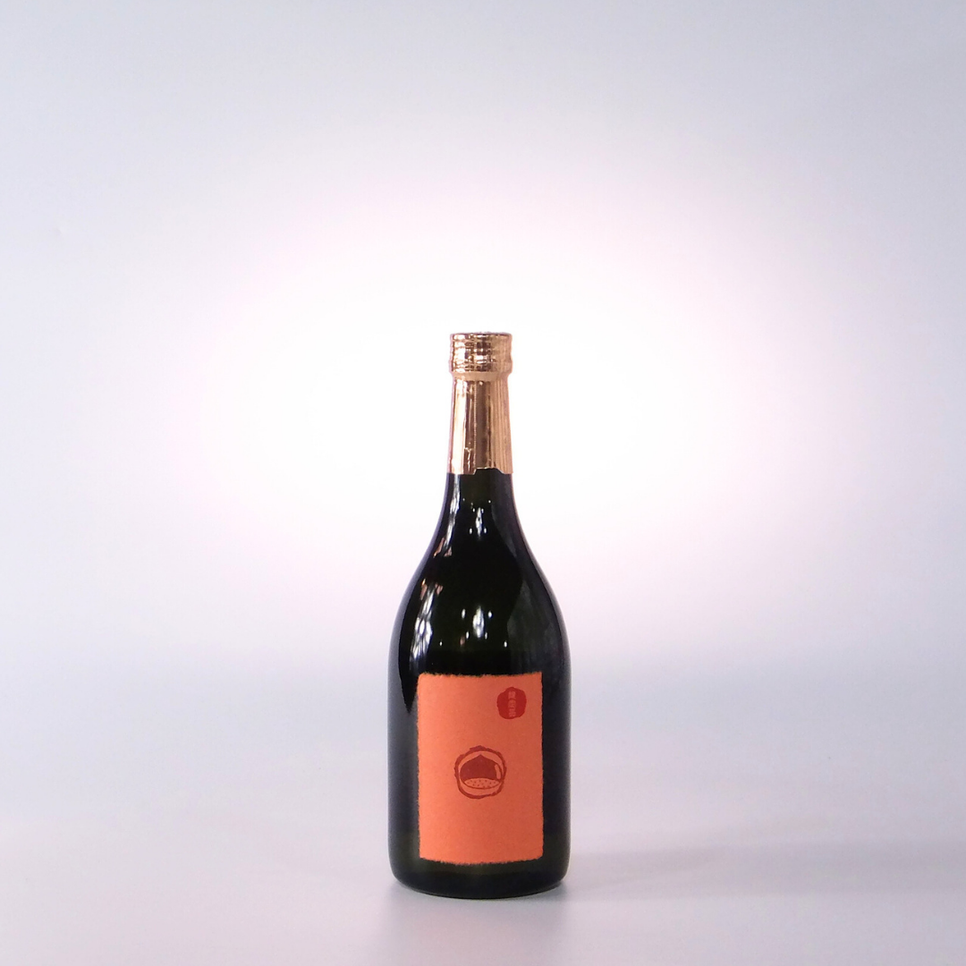 深野蔵の栗焼酎のラベル